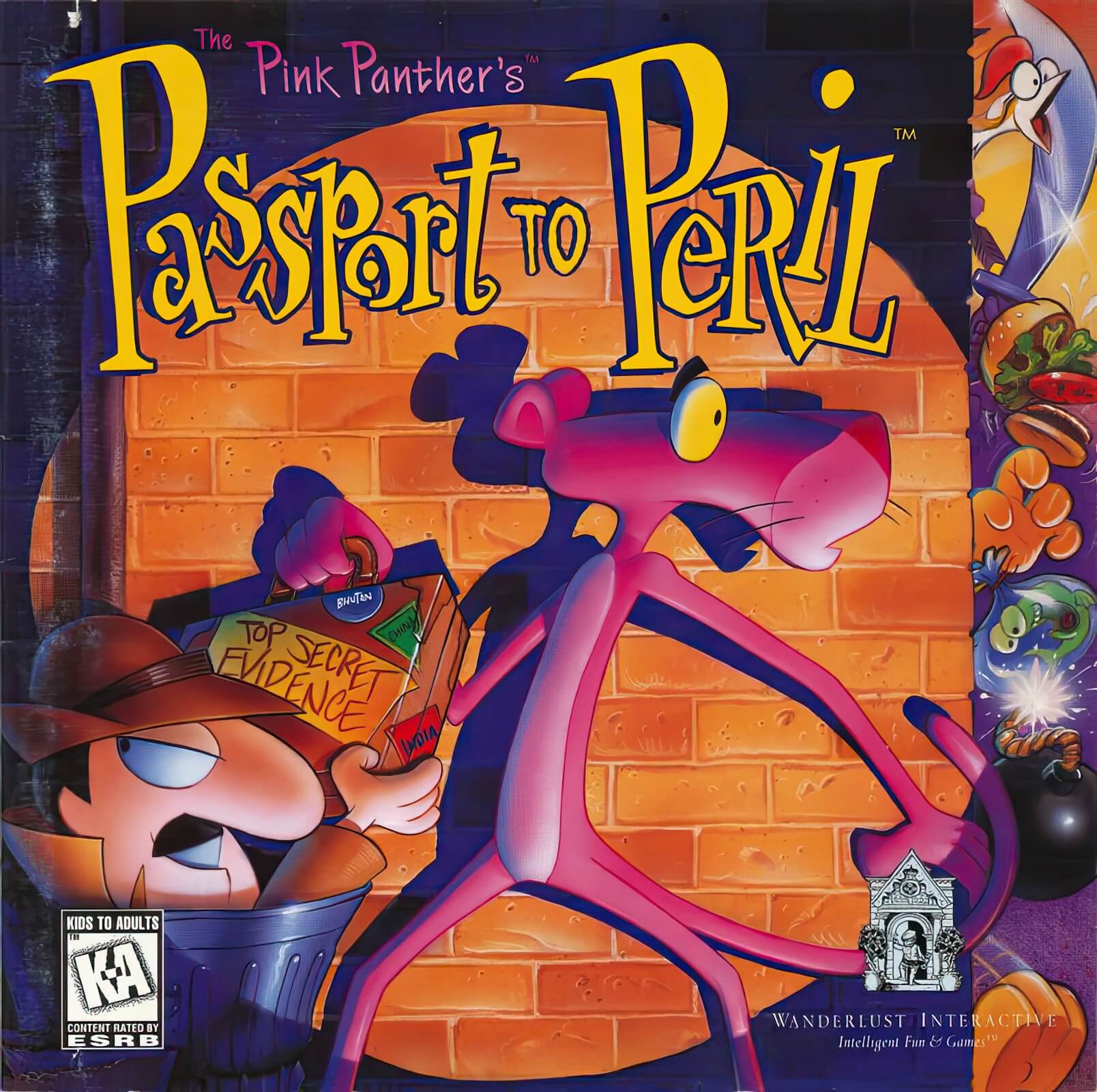 Лицензионный диск The Pink Panther Passport to Peril для Windows